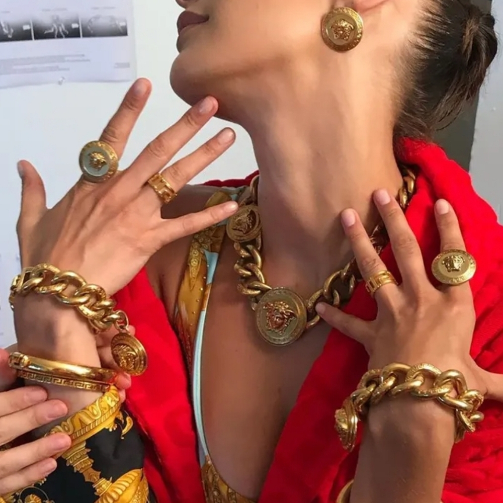 Versace Medusa Chain Necklace